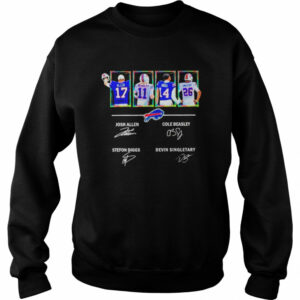 Buffalo Bills Allen Beasley Diggs And Singletary Signatures shirt