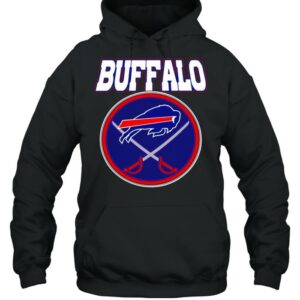 Buffalo Bills Buffalo Sabres X Bills Mash-up shirt 2 Buffalo Bills Buffalo Sabres X Bills Mash up shirt 3