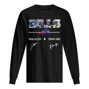 Buffalo Bills Josh Allen Frank Gore signatures shirt Buffalo Bills Josh Allen Frank Gore signatures shirt