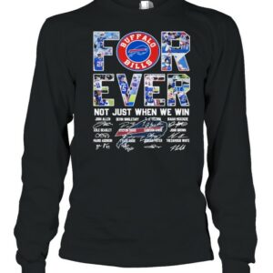 Buffalo Bills Packers Forever Not Just When We Win Signatures Shirt Buffalo Bills Packers Forever Not Just When We Win Signatures Shirt