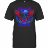 Buffalo Bills Skull Metallic T-Shirt