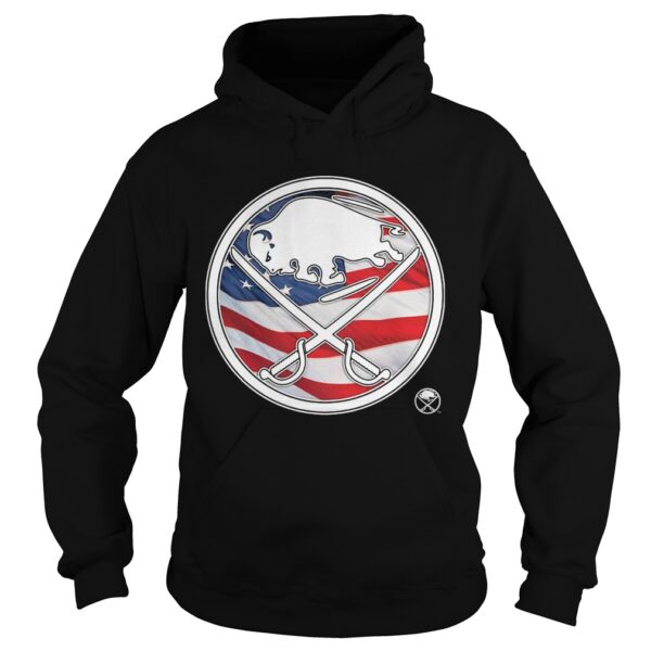 Buffalo Sabres American flag veteran Independence Day shirt