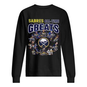 Buffalo Sabres all time great players signatures shirt