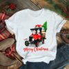 Buffalo Truck Santa Claus And Snowman Merry Christmas shirt