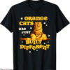 Built Different T-Shirt Orange Cats Are Just Built Trending