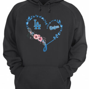 Butterfly love los angeles dodgers flowers heart shirt 2 Butterfly love los angeles dodgers flowers heart shirt 3