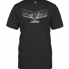 Calgary Flames Legends Team Player Signature T-Shirt