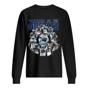 California Panthers all time greats players signatures shirt