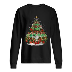 Canberra Raiders Christmas tree shirt 1 Canberra Raiders Christmas tree shirt 2