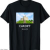Cardiff City Retro T-shirt Beach Graphic
