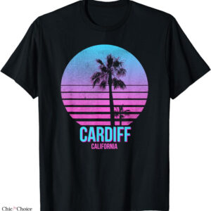 Cardiff City Retro T-shirt California