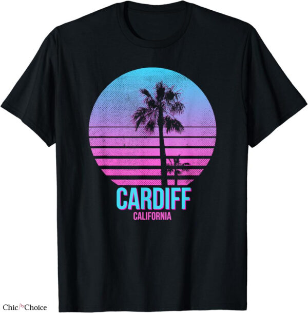 Cardiff City Retro T-shirt California