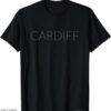 Cardiff City Retro T-shirt Minimal Text