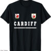 Cardiff City Retro T-shirt Text Style