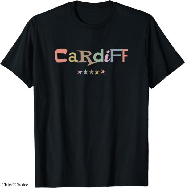 Cardiff City Retro T-shirt Vintage Retro