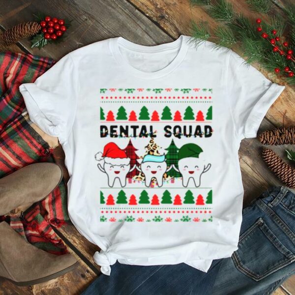 Career Dentist Christmas Dental Squad Funny Christmas shirt