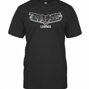 Carolina Hurricanes Legends Team Player Signature T-Shirt