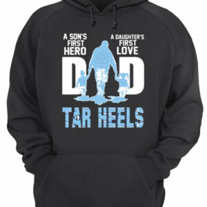 Carolina Tar Heels Chargers Dad a son’s first Hero a Daughter’s first love shirt 2 Carolina Tar Heels Chargers Dad a son's first Hero a Daughter's first love shirt 3