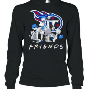 Cats Horror Characters Friends Tennessee Titans Logo Shirt Cats Horror Characters Friends Tennessee Titans Logo Shirt