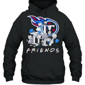 Cats Horror Characters Friends Tennessee Titans Logo Shirt 2 Cats Horror Characters Friends Tennessee Titans Logo Shirt 3