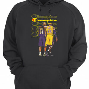 Champion Kobe Bryant and Lebron James shirt 2 Champion Kobe Bryant and Lebron James shirt 3