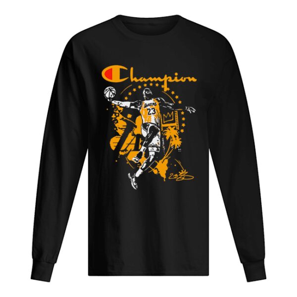 Champion LeBron James Signature Los Angeles Lakers shirt