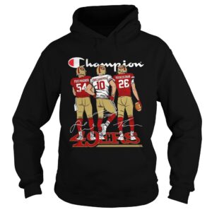 Champion San Francisco 49ers Fred Warner Jimmy Garoppolo Signature shirt Champion San Francisco 49ers Fred Warner Jimmy Garoppolo Signature shirt