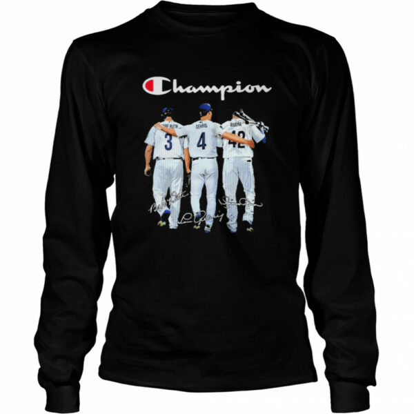 Champion babe ruth and gehrig and rivera shirt