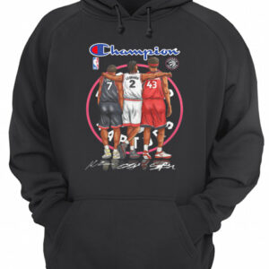 Champions Kyle Lowry Leonard Pascal Siakam Toronto Raptors signatures shirt 2 Champions Kyle Lowry Leonard Pascal Siakam Toronto Raptors signatures shirt 3