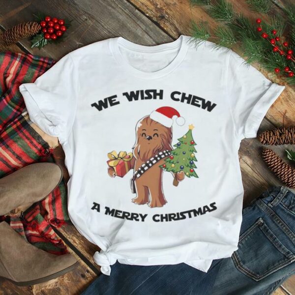 Chewbacca We Wish Chew A Merry Christmas Shirt