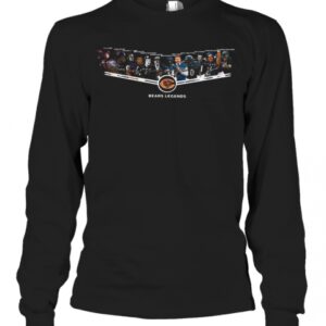 Chicago Bears Legends 6Id Luckman Doua Atkins Bulldog Turner Gale Sayers T-Shirt Chicago Bears Legends 6Id Luckman Doua Atkins Bulldog Turner Gale Sayers T-Shirt