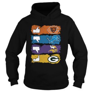 Chicago Bears Minnesota Vikings Detroit Lions and Green Bay Packers shirt Chicago Bears Minnesota Vikings Detroit Lions and Green Bay Packers shirt
