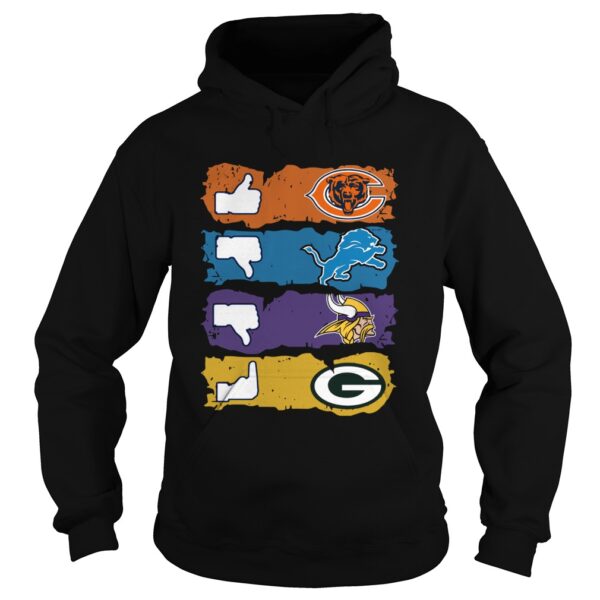 Chicago Bears Minnesota Vikings Detroit Lions and Green Bay Packers shirt