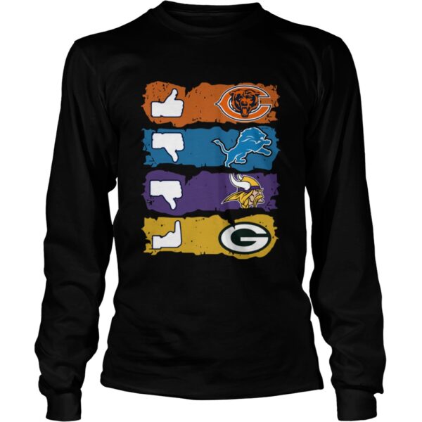 Chicago Bears Minnesota Vikings Detroit Lions and Green Bay Packers shirt