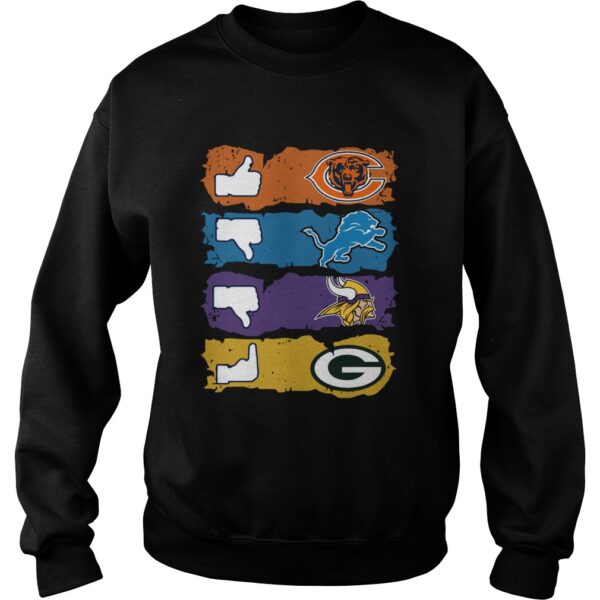 Chicago Bears Minnesota Vikings Detroit Lions and Green Bay Packers shirt