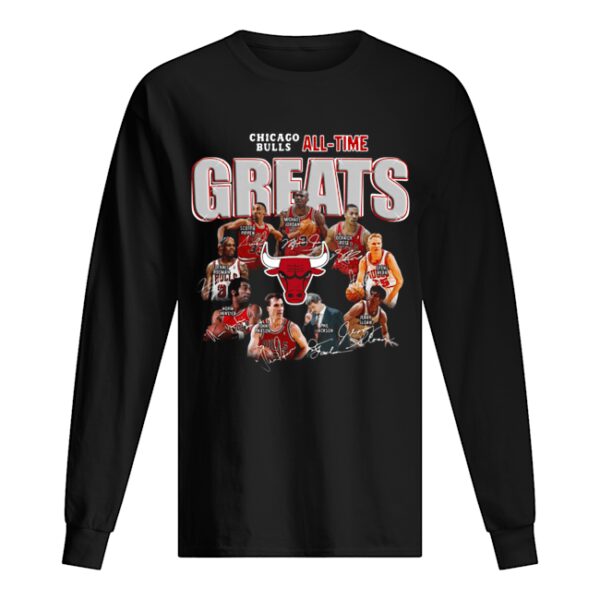 Chicago Bulls All Time Greats Signatures shirt