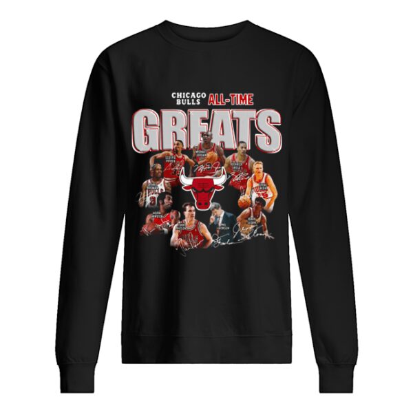 Chicago Bulls All Time Greats Signatures shirt