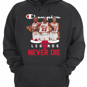 Chicago Bulls Champion Legends Never Die Dennis Rodman shirt 3