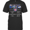 Chicago Cubs Baseball Team Players Signatures T-Shirt