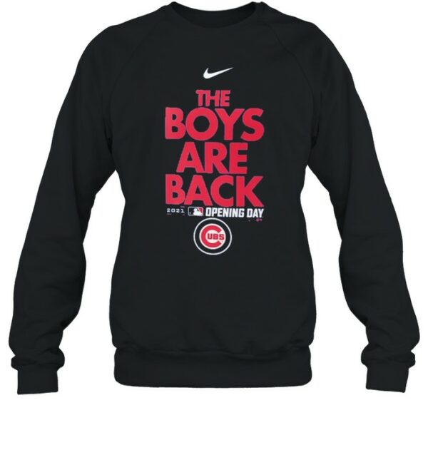 Chicago Cubs Nike Royal 2021 Opening Day Phrase shirt