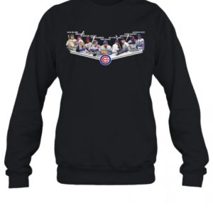 Chicago Cubs Players Team Signature T-Shirt