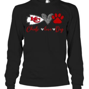 Chieds Peace Love Dog T-Shirt Chieds Peace Love Dog T-Shirt