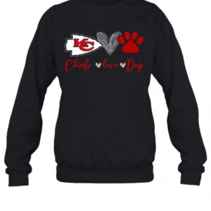 Chieds Peace Love Dog T-Shirt