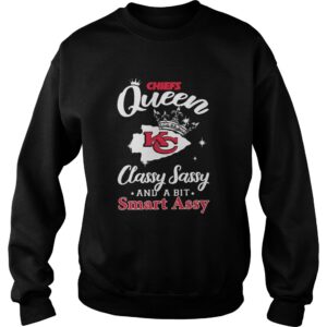 Chiefs Queen classy Sassy and a bit smart assy Kansas City Chiefs shirt 2 Chiefs Queen classy Sassy and a bit smart assy Kansas City Chiefs shirt 3