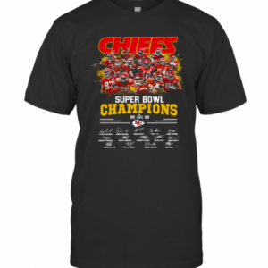 Chiefs Super Bowl Champions LIV 2020 Signatures T-Shirt