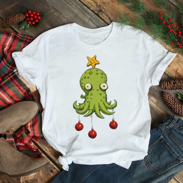 Christmas Cephalopod Octopus shirt