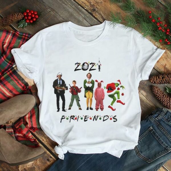 Christmas Friends Home Alone Grinch Elf Bunny 2021 Shirt