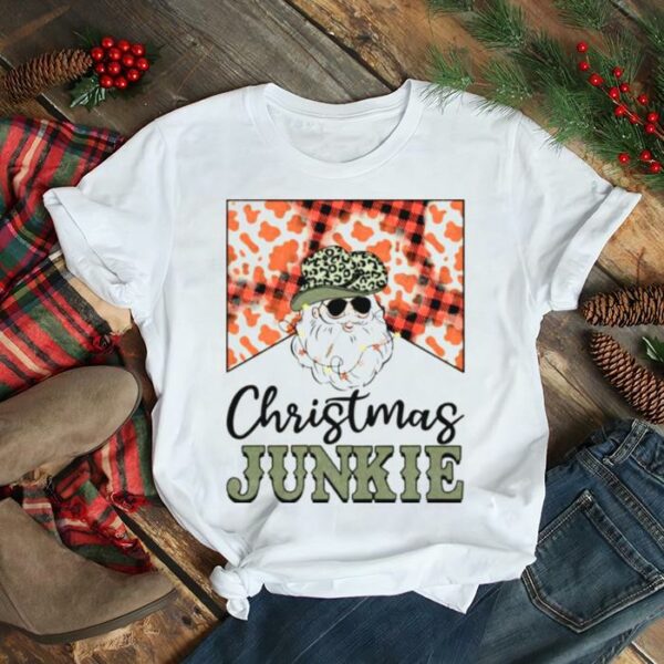 Christmas Junkie Vintage Santa shirt