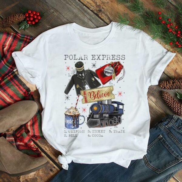 Christmas North Pole Polar Express All Abroad Xmas shirt