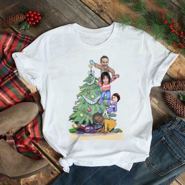 Christmas The Walking Dead Rick Daryl And Megan shirt